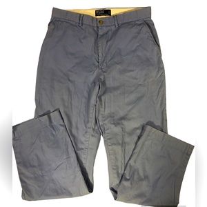 POLO RALPH LAUREN Mens Classic Fit 33/32 Blue Cotton